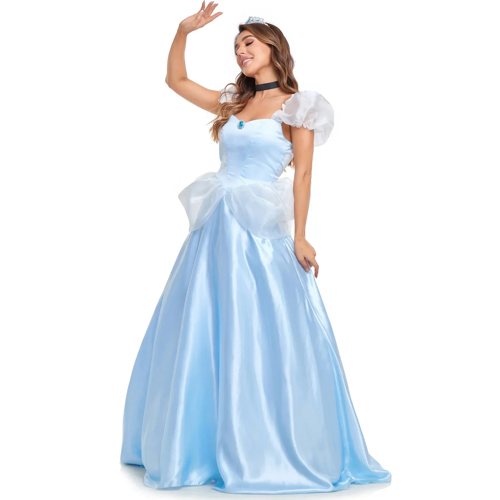 Halloween Cinderella Costume For Adult Women Anime Sexy Princess Fantasia Fancy Dress Princess Cinderella Costume