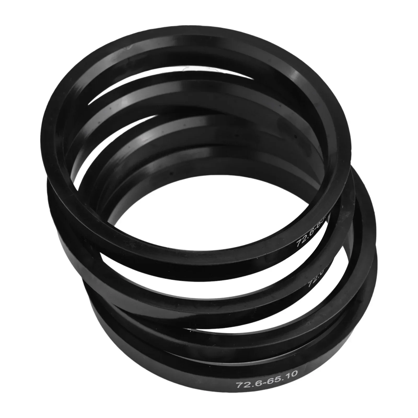 4 Pcs Car Wheel Hub Rings Hub Centering Rings 72.6-65.1 For BMW For Range Rover Wheels For Transporter T5 T28 T32 Car Accessorie