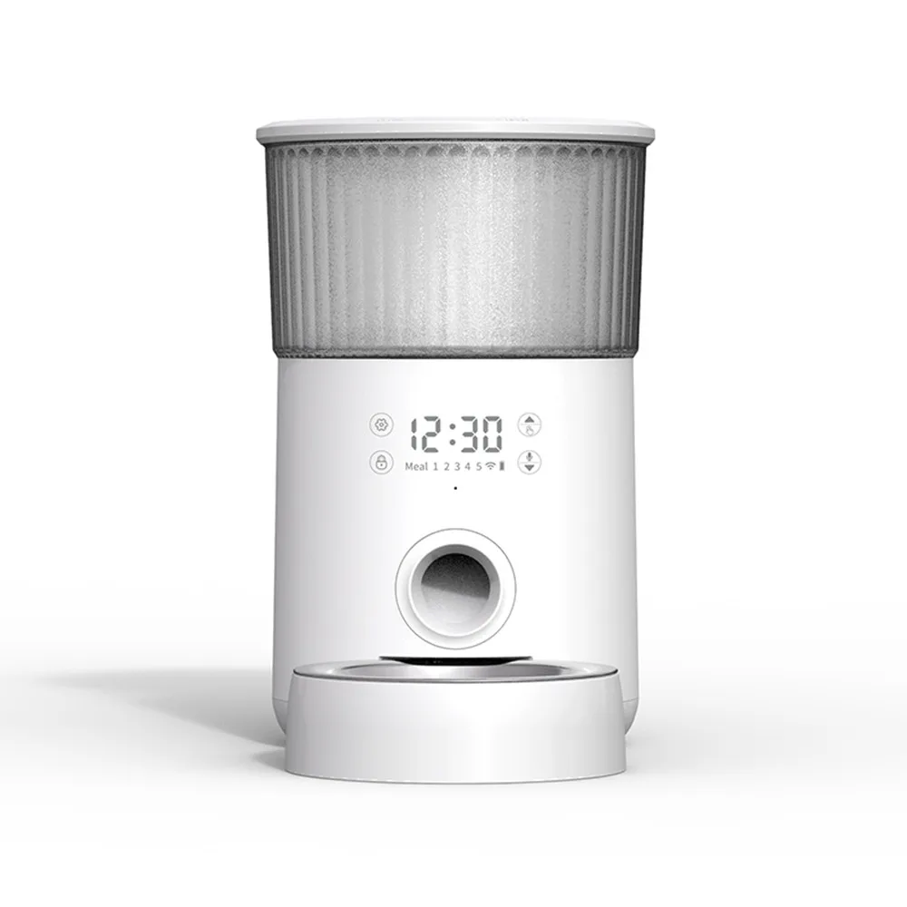 M80 4L Large Capacity Healthy Management Real Time Talk Regular Meal Timing Automatic Pet Feeder Smart Dog Cat Auto Dispenser
