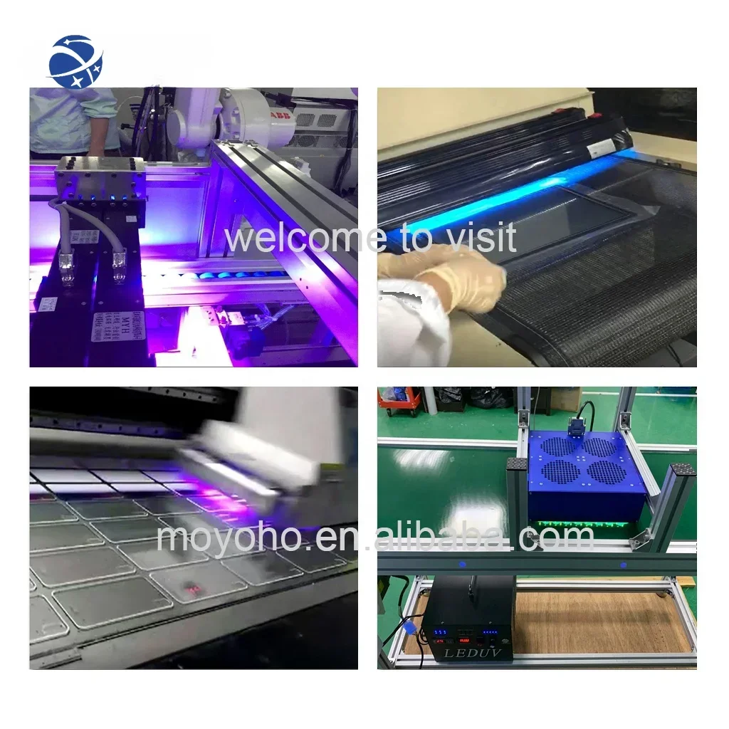 Low temperature High efficiency Large ultraviolet drying lamp LED-UV curing panel  UV led curing system