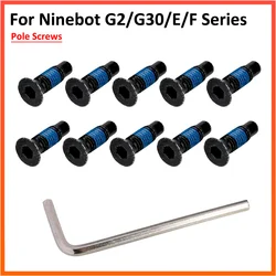 Screw For Ninebot MAX G2 G65 G30 G30D F40 F30 F20 P100S P65 Electric Scooter Front Fork Tube Pole Dahsboard Base Parts