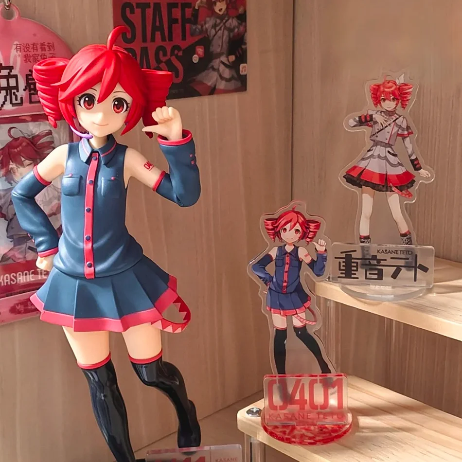 Heiße Kasane Teto Anime-Figur, Modell mit rosa Kleid, Actionfiguren, Spielzeug, POP UP PARADE, PVC-Dekoration, Sammlermodell, Geschenke