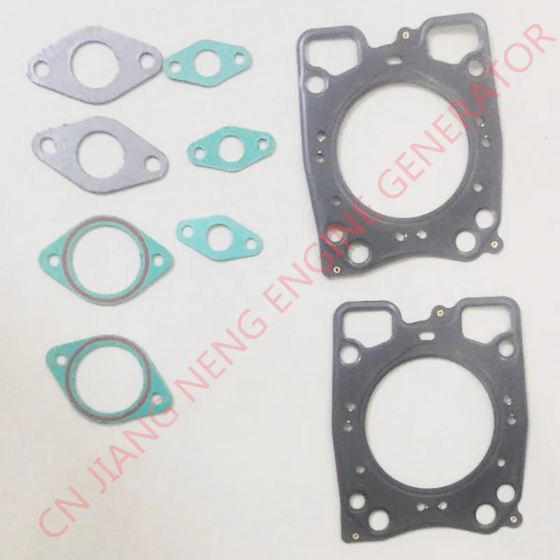 2V80 CYLINDER GASKET ENGINE KM2V80 KD2V80 YP2V80 HY2V80 EV80 CD2V80 FLM2V80 GENERATOR 8KW 10KW 12KW CYLINDER PAD FULL SET PAD