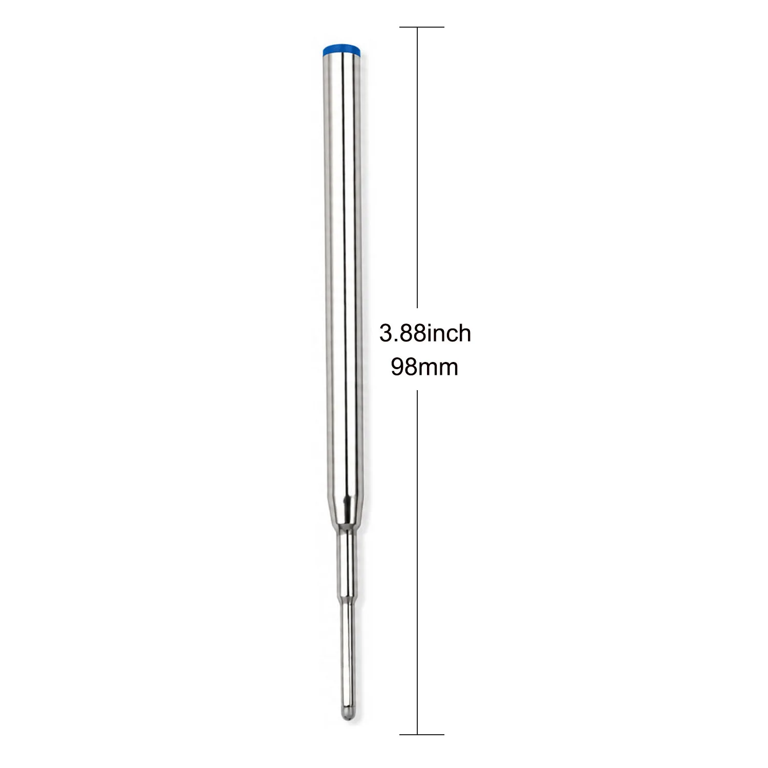 3.88 in / 98 mm Long Ballpoint Ink Refill To Fits For Montblanc Mont blanc Ballpoint Ballpen P164 Tip:1.0mm PN:116190 124493