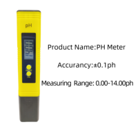 Digital LCD PH Meter Pen of Tester Accuracy 0.1 Aquarium Pool Water Wine Urine Automatic Calibration pH value 0.00-14.00
