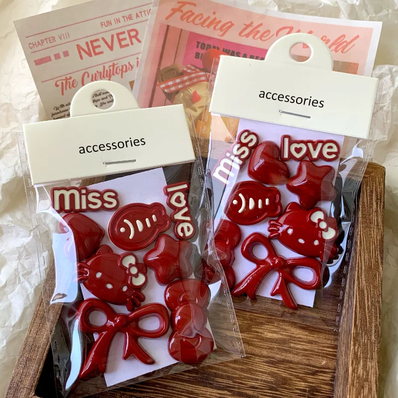 Sanrio аниме мультфильм Hello Kitty Star Bow милая 3D наклейка чашка ноутбук мобильный телефон автомобильная обувь сумки водонепроницаемый материал «сделай сам»