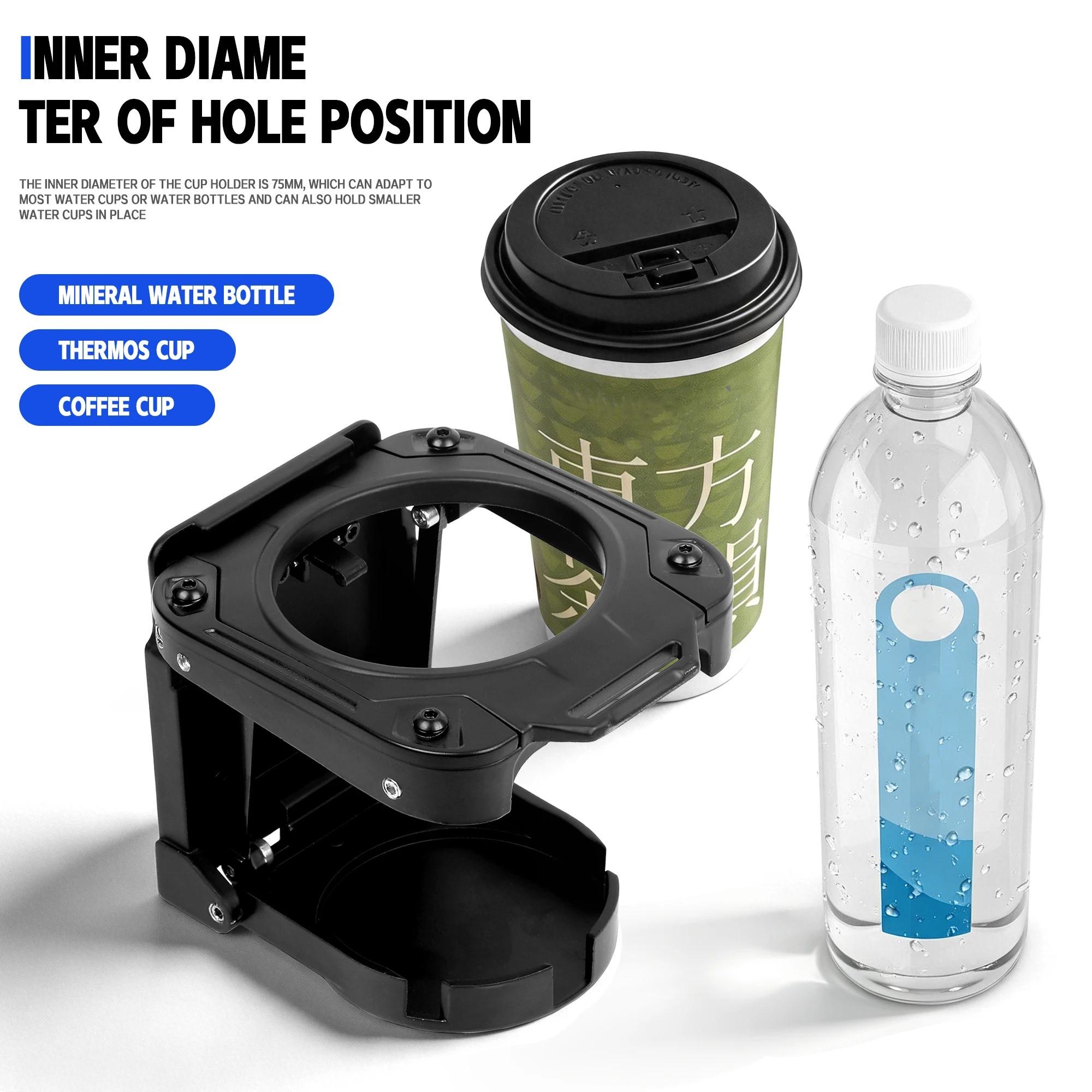 Motorcycle Special Bracket With Stand For Water Cup For TMAX560 TMAX530 TMAX 560 2021-2026 Beverage Water Drink Cup Hold