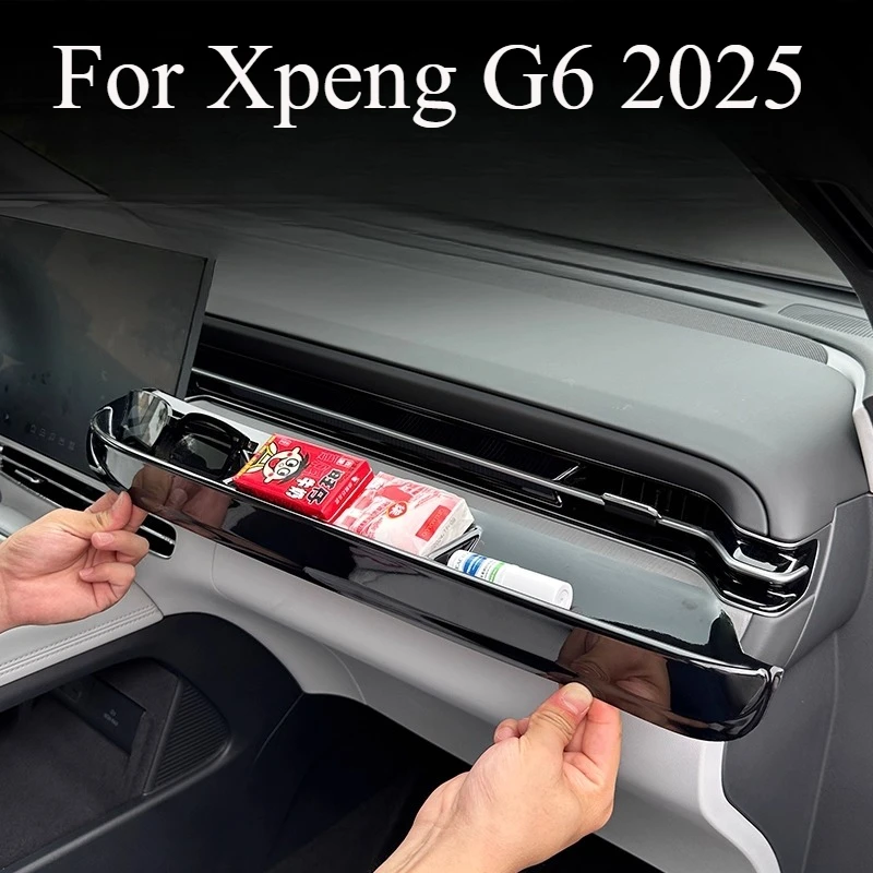 

For Xpeng G6 2025 Lower Center Console Storage Organizer Tray | Custom ABS Storage Box | Anti-Slip & Drop-in Installation