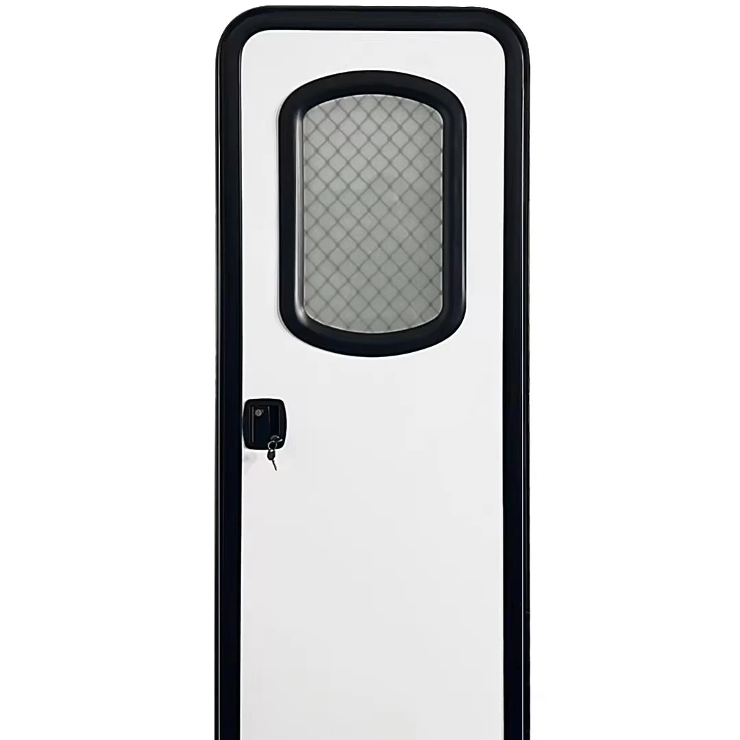 

Hot Sale Waterproof Outdoor Manual/Automatic RV Caravan Door With Motorhome Accessories Aluminum Alloy