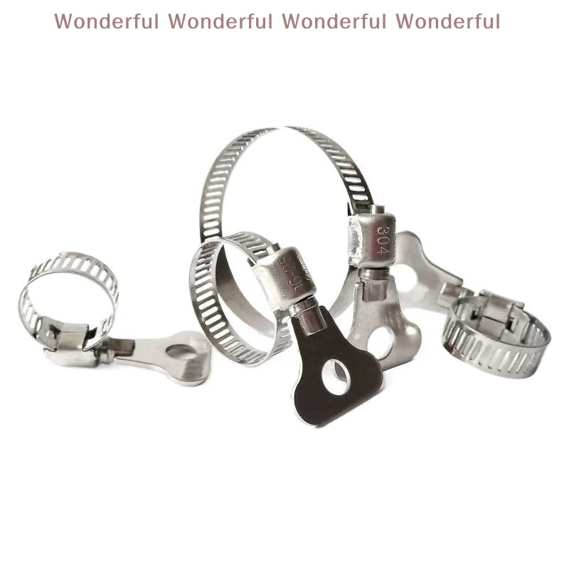 5Pcs Welding Useful Repair Tool Sealing Exhaust Handle Pipe Clip Stainless Steel Hose Clamps T Bolt