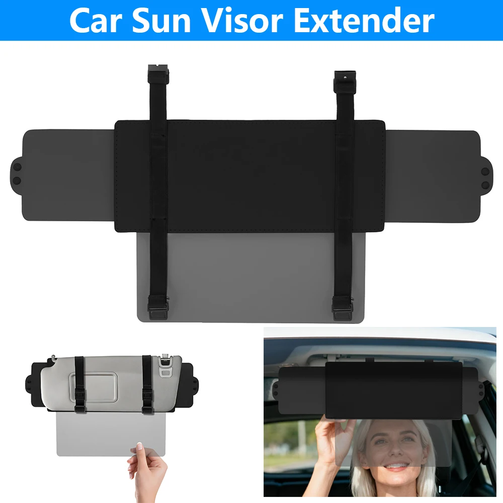 

Универсальный удлинитель солнцезащитного козырька для автомобиля с линзой из поликарбоната, антибликовый дизайн, безопасные автомобильные аксессуары для интерьера