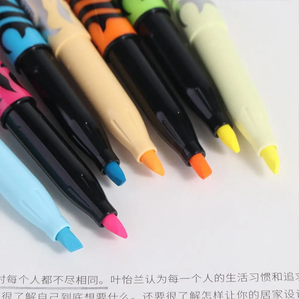 Students Stationary Writing Supplies Magic Pen With Eraser Pastel Drawing Pen Erasable Highlighters Fluorescent Markers Pen