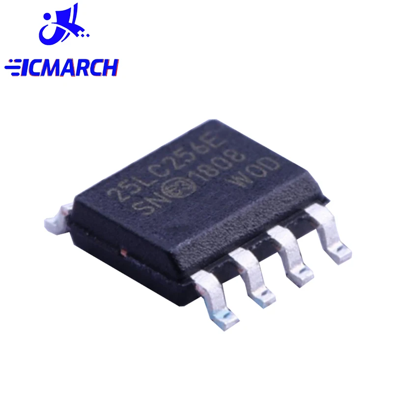 1PCS/5PCS 25LC256E 25LC256-E/SN 8-SOIC EEPROM 256KBIT SPI 8SOIC EEPROM Memory IC 256Kbit SPI 10 MHz