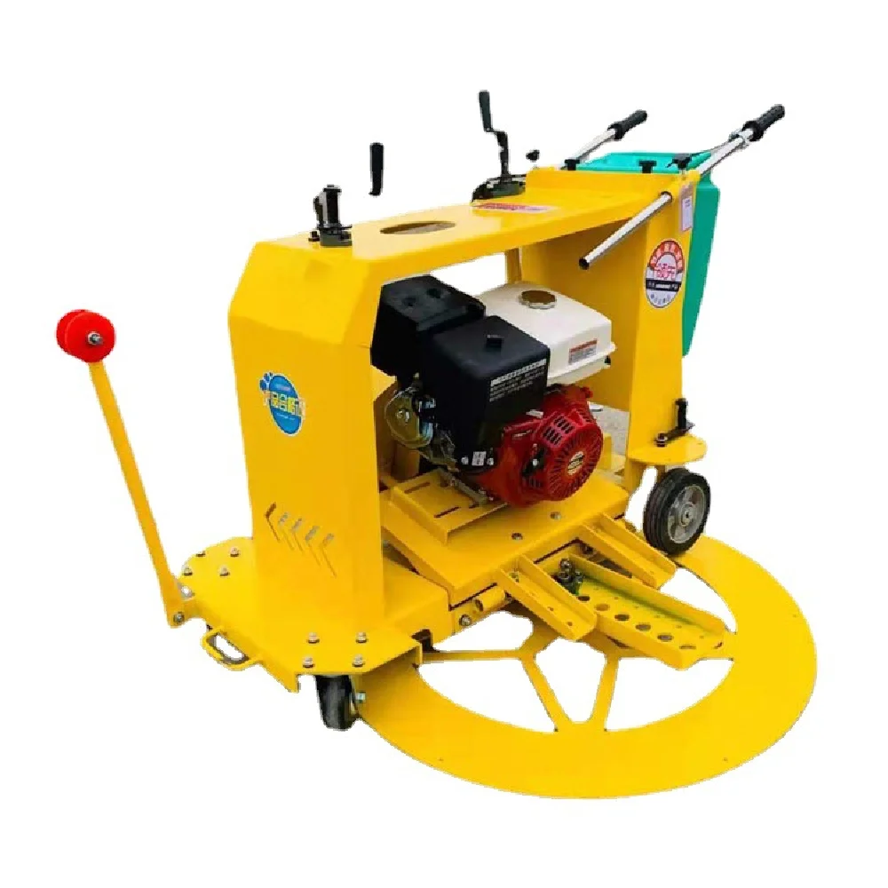 Road Manhole Cover Cutting Machine Hand-push Construction Tools Cement Concrete Asphalt Road Circular Seam Cutting Machine