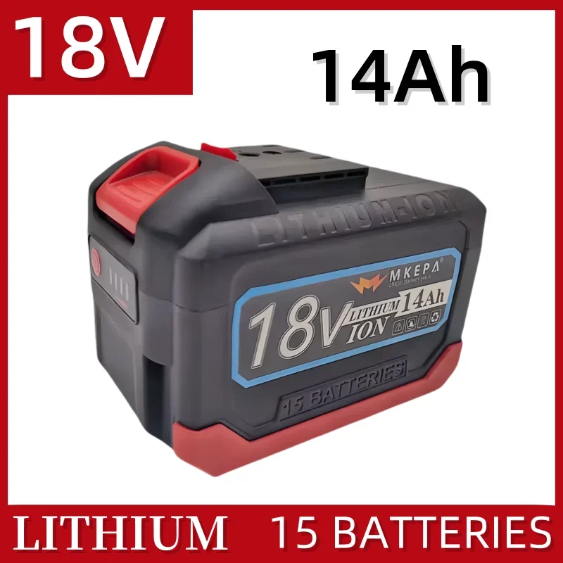 18V 14Ah 100% Brand New 18650 Lithium-ion Rechargeable Battery Suitable for replacing Batteries of Cordless Electric Tools