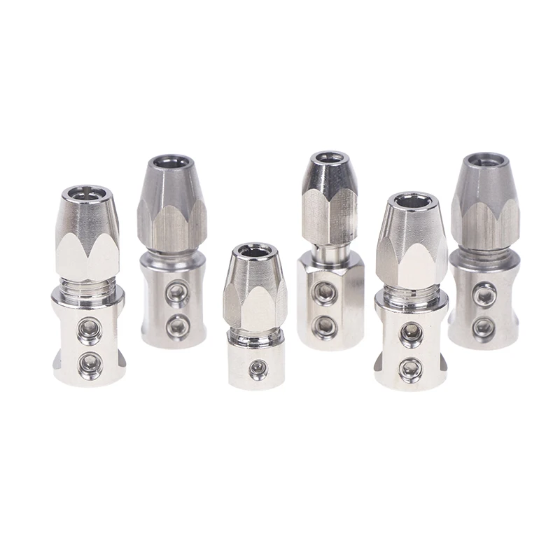 RC Electric Boat 3.18*4 4*4 5*4 5*4.76mm Flex Collet Coupler Metal Positive/ Reverse Flexible Coupling