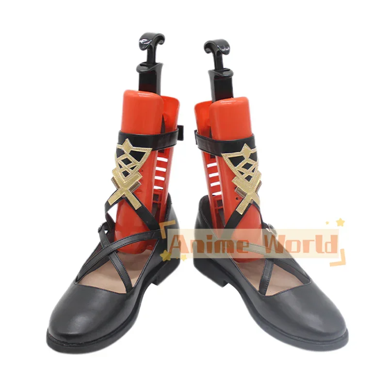 Genshin Impact Faruzan Maid Dress Cosplay Shoes Halloween Carnival Boots Custom Made