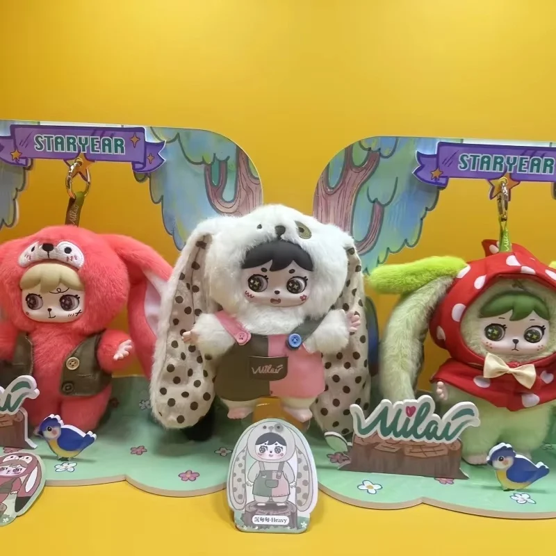 

Подлинная Milai с длинными ушками Eif, приглашение на лес, серия слепая коробка, орнамент, сумка, милая коллекция кукол Kawaii, кулон, подарочная игрушка