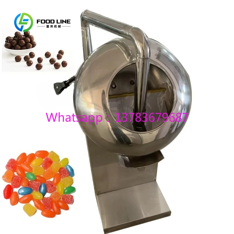 

Автоматическая машина для глазирования шоколадом/сахаром: для орехов, арахиса, конфет (на заказ)