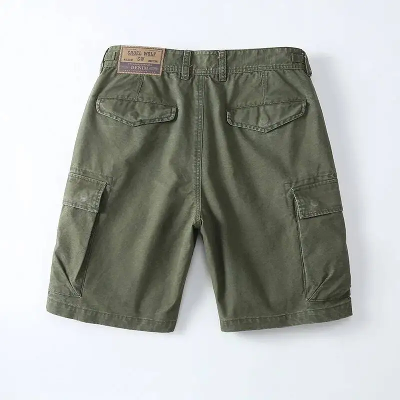 

Men S Cargo High Quality Classic Thin Loose Straight Big Pocket Pure Cotton Sports Casual Shorts For Men