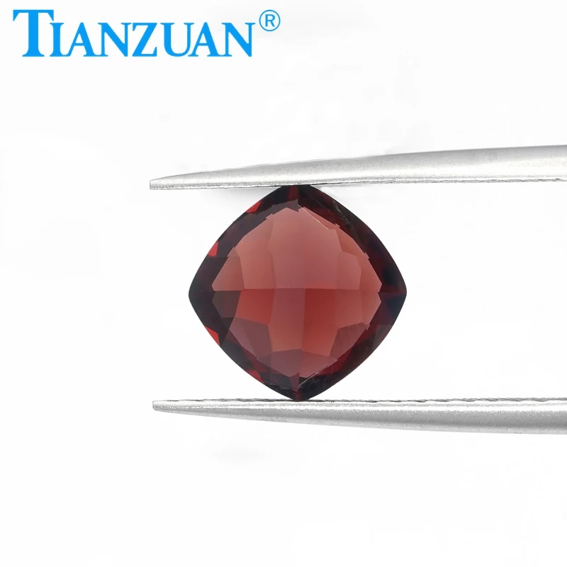 2.63CT Natural Garnet Gemstone Red Color Cushion Shape Brilliant Cut Loose Gem Stone with GRC Certified