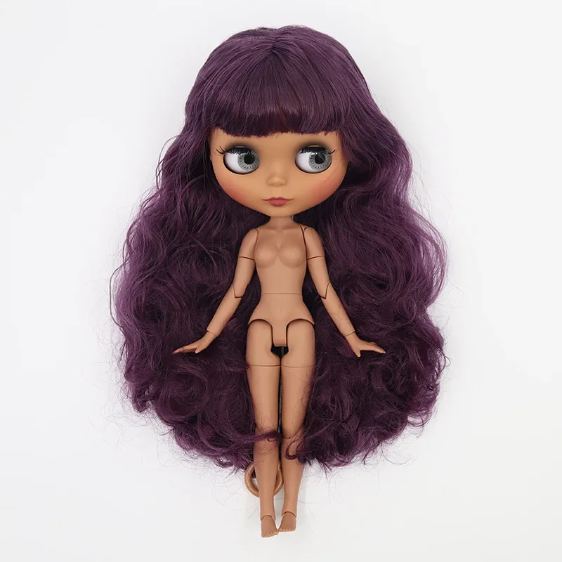 ICY DBS Blyth Doll 19 Joints Body 30CM 1/6 Doll Ozone Matte Face Tanned Dark Skin DIY Make Up Costume Doll Gifts For Girls