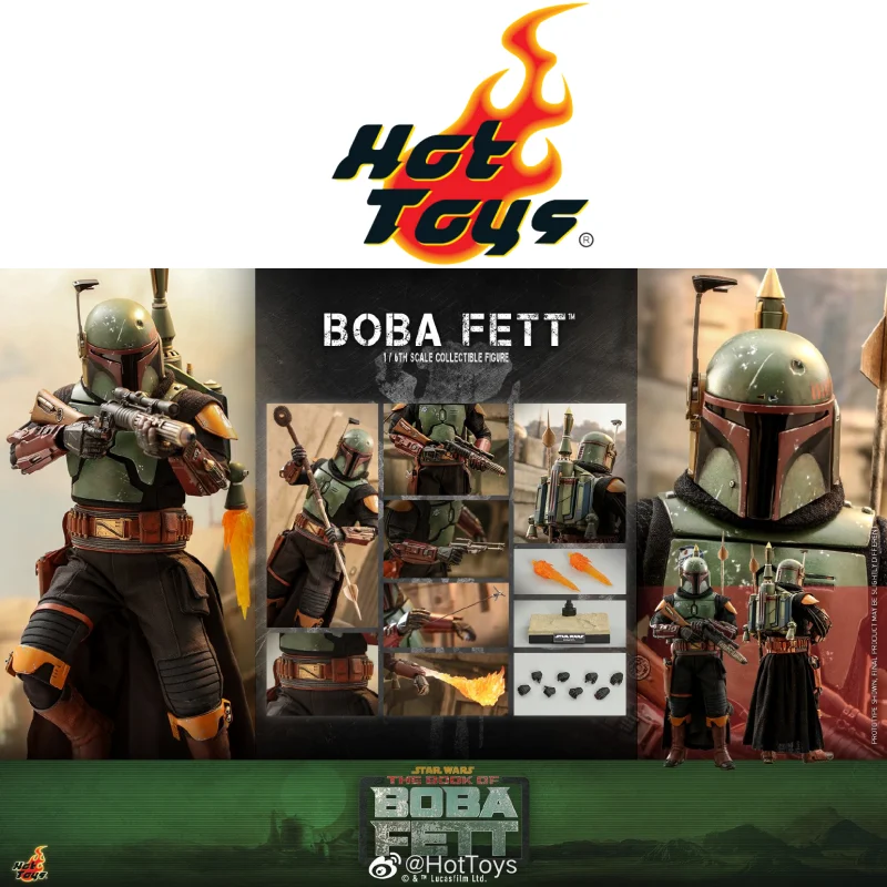 

In Stock Hottoys Tms078 1/6 Star Wars The Book Of Boba Fett Animation Action Figure Toy Gift Model Collection Hobby