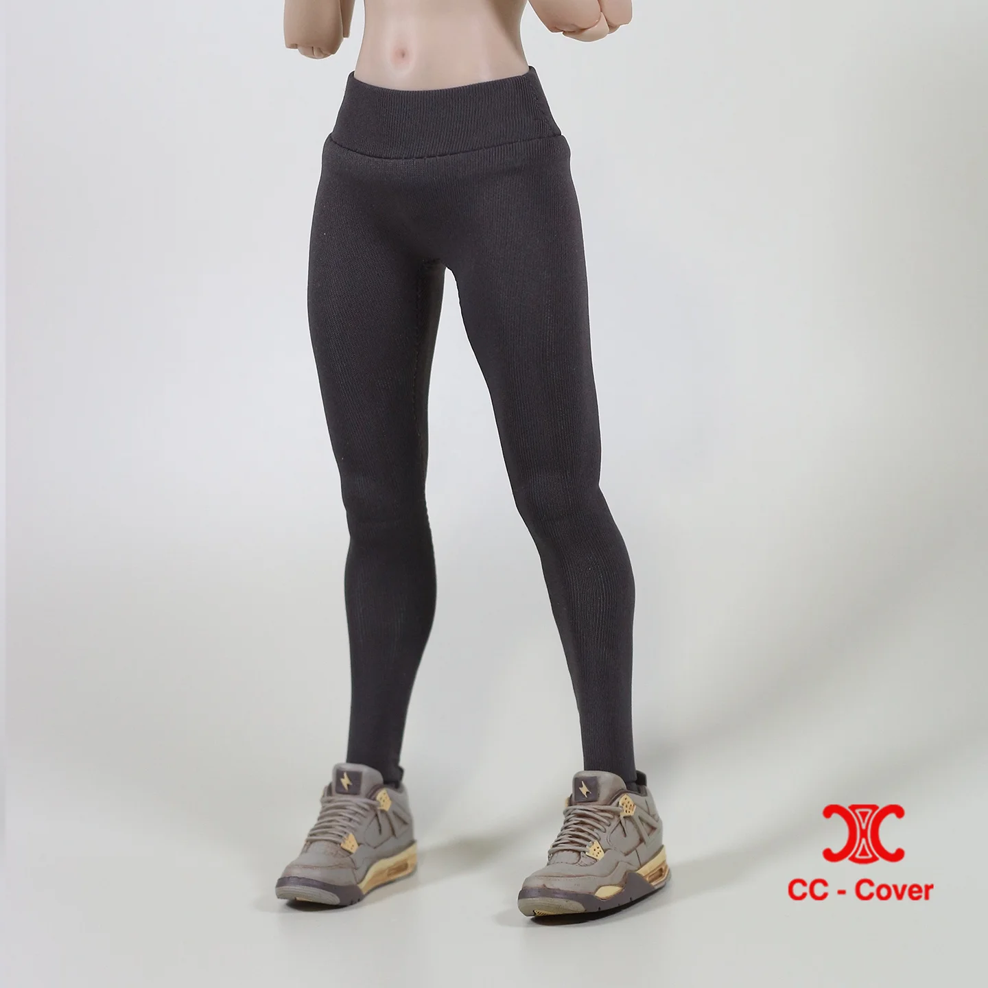 DMTOYS JZ801 1/6 Pantaloni sportivi attillati da yoga Pantaloni da squalo ad alta elasticità Modello di vestiti Misura 12 ''Soldato femminile Action Figure Body