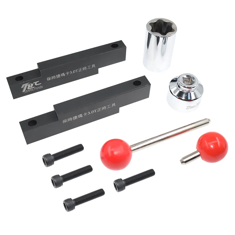 ينطبق على مجموعة مكونة من 6 قطع من توقيت المحرك CTM CWF الجديد Porsche Macan 3.0T Panamera 3.6T الخاص #2