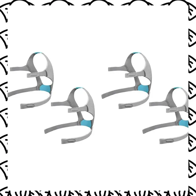 

A71Z Сменный ремешок для головного убора из 4 шт. для маски CPAP с подушкой для носа N20, головные уборы CPAP, совместимые с N20, регулируемая повязка на голову