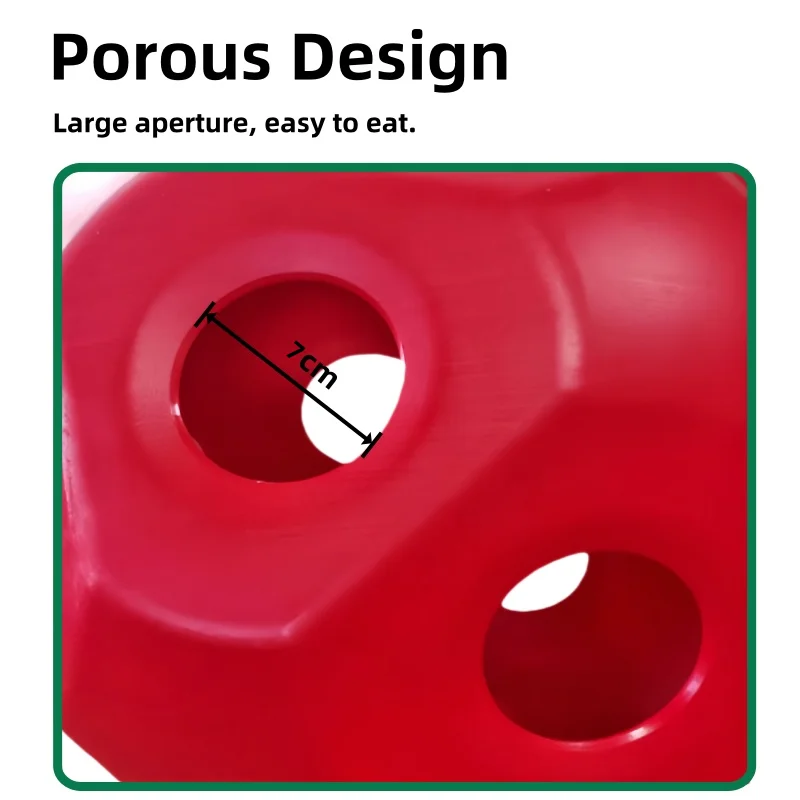 2025 معدات الماشية كرة تغذية للعب القش المعالجة للحصان كرة تغذية الحصان البلاستيكية #4