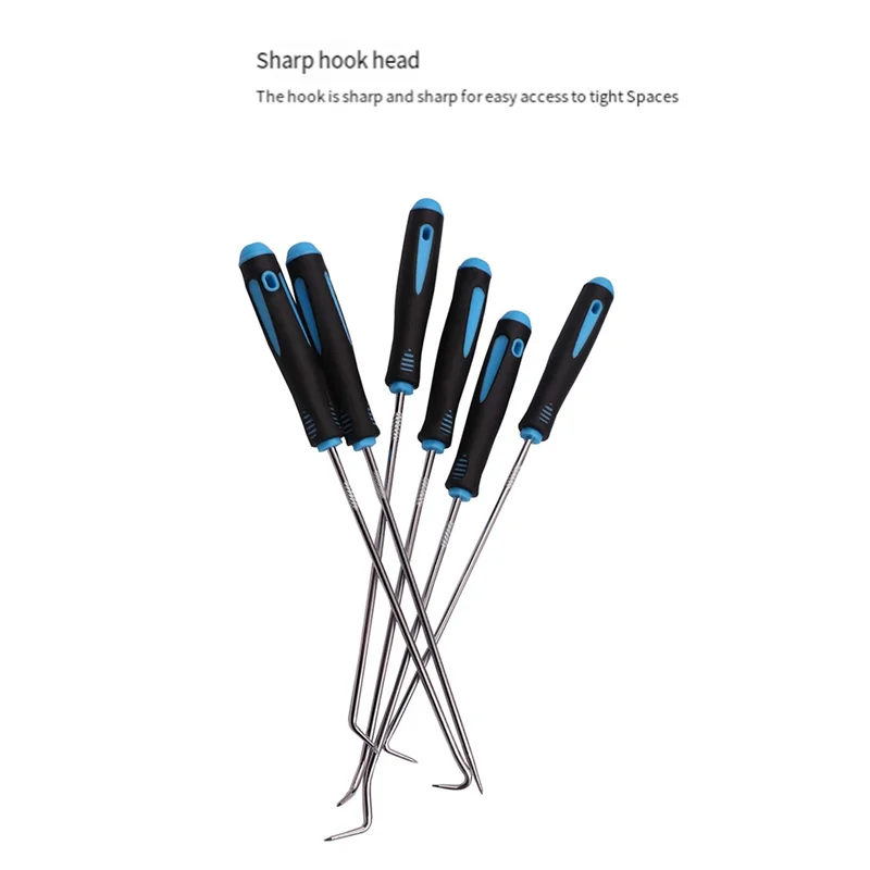 6 قطعة السيارات السيارات مركبة النفط ختم المفكات مجموعة O-حلقة ختم طوقا مجتذب مزيل اختيار السنانير