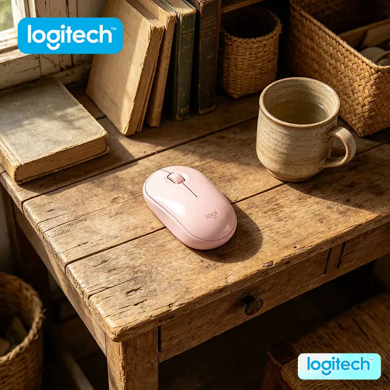 

Logitech M350 Ergonomic Pebble Mouse - Comfort Grip, 1000 DPI, Bluetooth Low Energy, Recycled Plastic, Daily Task Helper