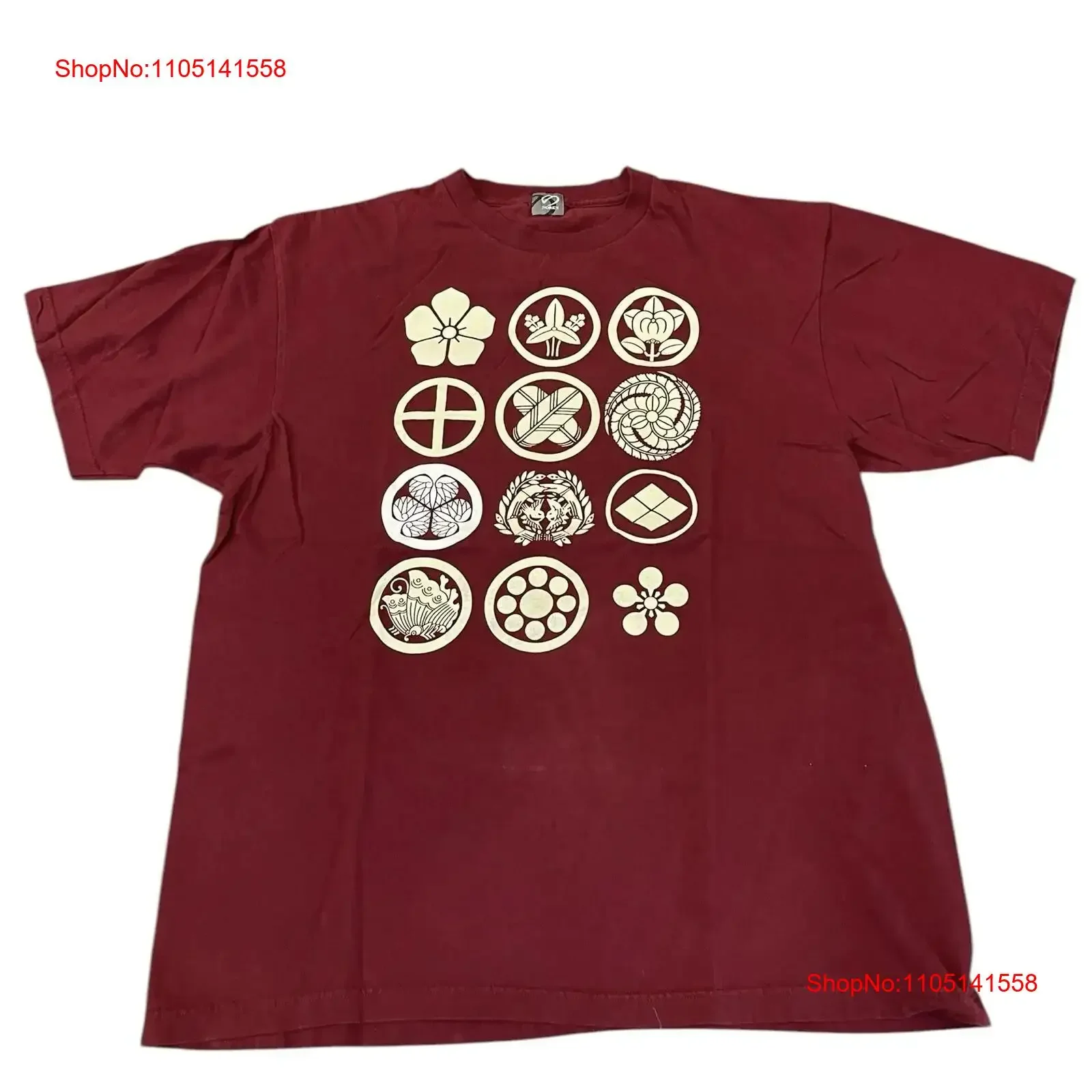 Noren japonés Edotokyo Japón camiseta Logo Sz grande vintage lavado homme Casual ligeramente moda Unisex suave cómodo