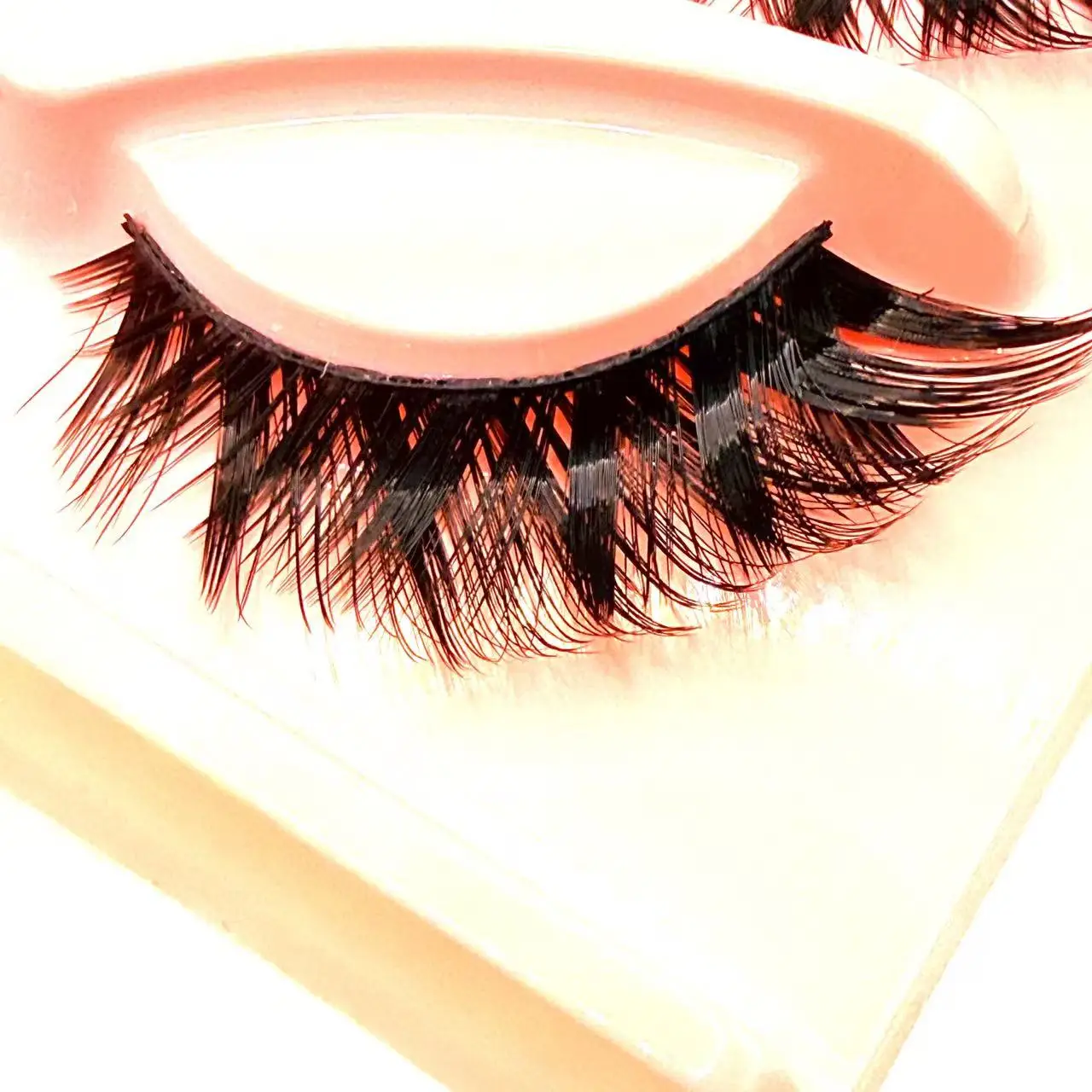 Trucco per vendite calde 5 paia di ciglia finte con striscia di volume drammatico per occhi di gatto