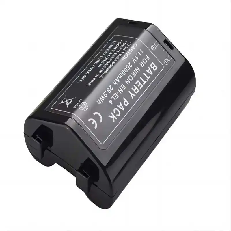 Camera battery EN-EL4 large capacity 2600mAh replacement battery suitable for For Nikon EN-EL4 EN-EL4a