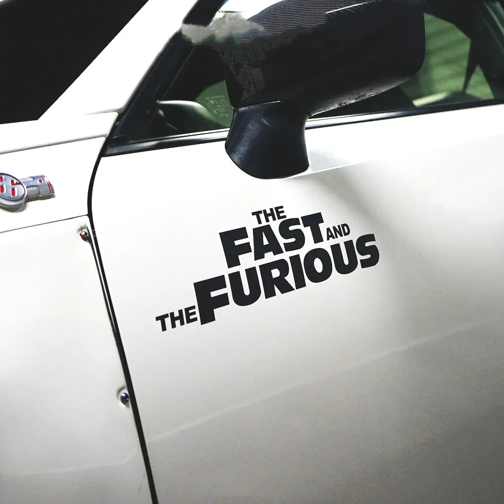 Car Styling Vinyl Sticker for Letters Classic Film The FAST FURIOUS Auto Side Body Door Decoration Decal Waterproof