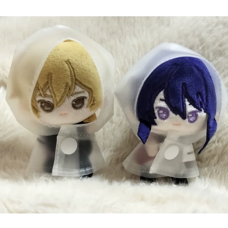 Taptap X Ensemble Stars 2 Anime Plush Finger Puppet Pendant with Transparent Raincoat Cute Bag Decoration for Collectors
