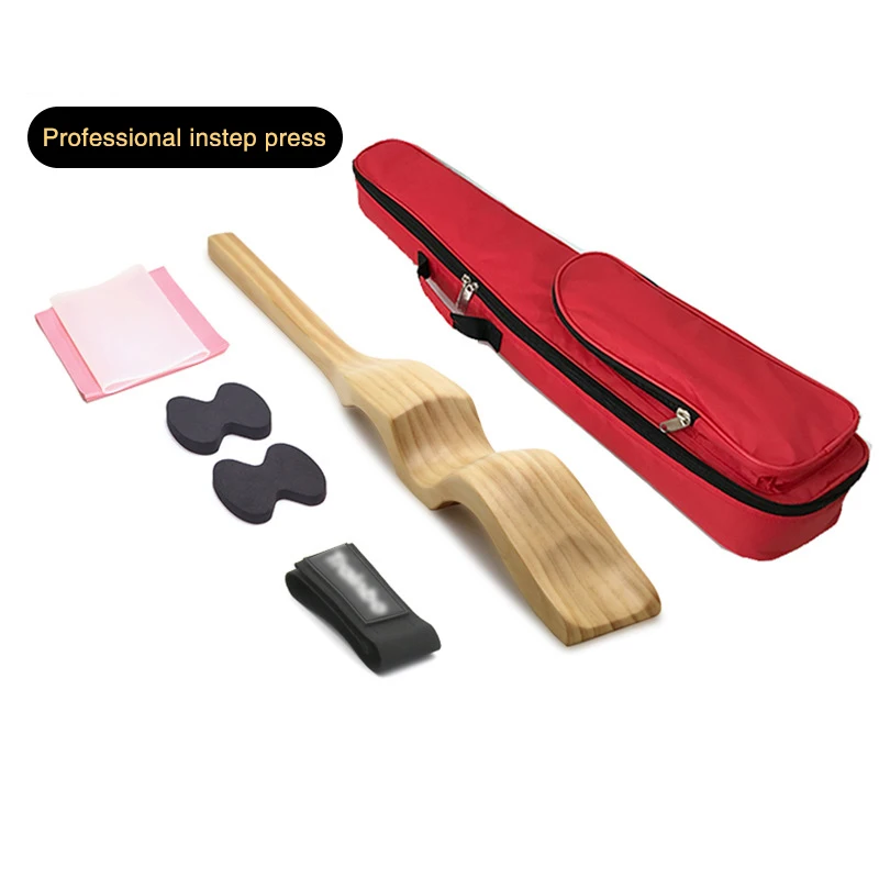 

Ballet Foot Leg Stretcher Wooden Ballet Foot and Carrying Bag Dance Practice Spin Boards Foot Stretchers Ligament Stretch Arch