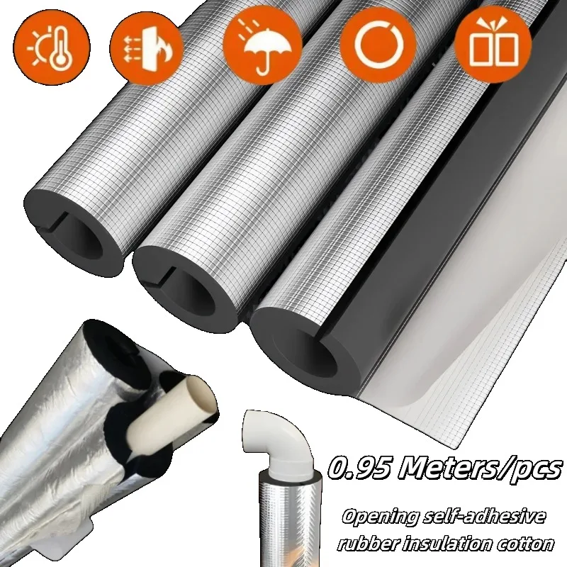 

Губка, резина 95 см, водонепроницаемый держатель трубопровода, толщина 2 см, теплоизоляция, трубчатый защитный рукав, защита трубки