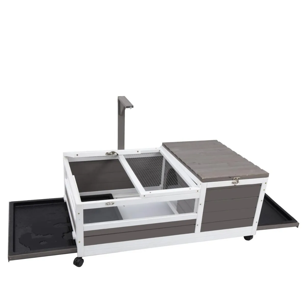 

Outdoor wooden rabbit cage breeding cage chicken cage chicken coop turtle frog reptile aquaculture small pet nest