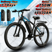 DOUTTS C29 E-Bike 750W Motor 48V30AH Dual Lithium Battery Aluminum Alloy Electric Bicycle 29inch Tire Adult Riding Electric Bike