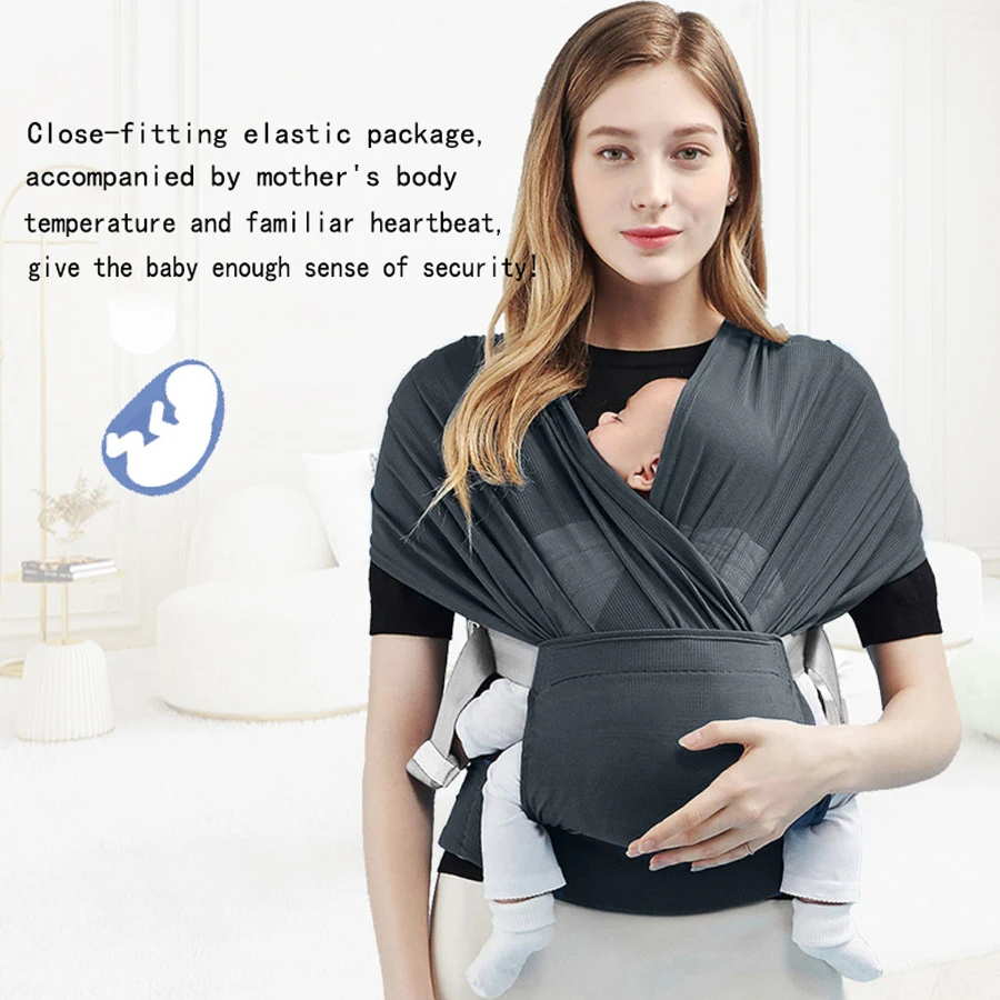 

Adjustable Newborn Baby Sling Soft Breathable Air Mesh Wrap Carrier Infant Hipseat Gridding Cloth Baby Soft Carriers