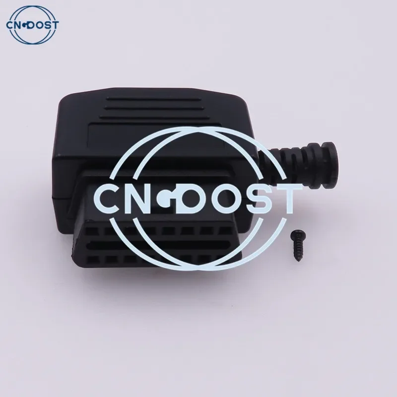 

1 комплект, 16-контактный разъем переменного тока в сборе, автомобильный разъем OBD2 OBDII, автомобильная диагностическая розетка OBD