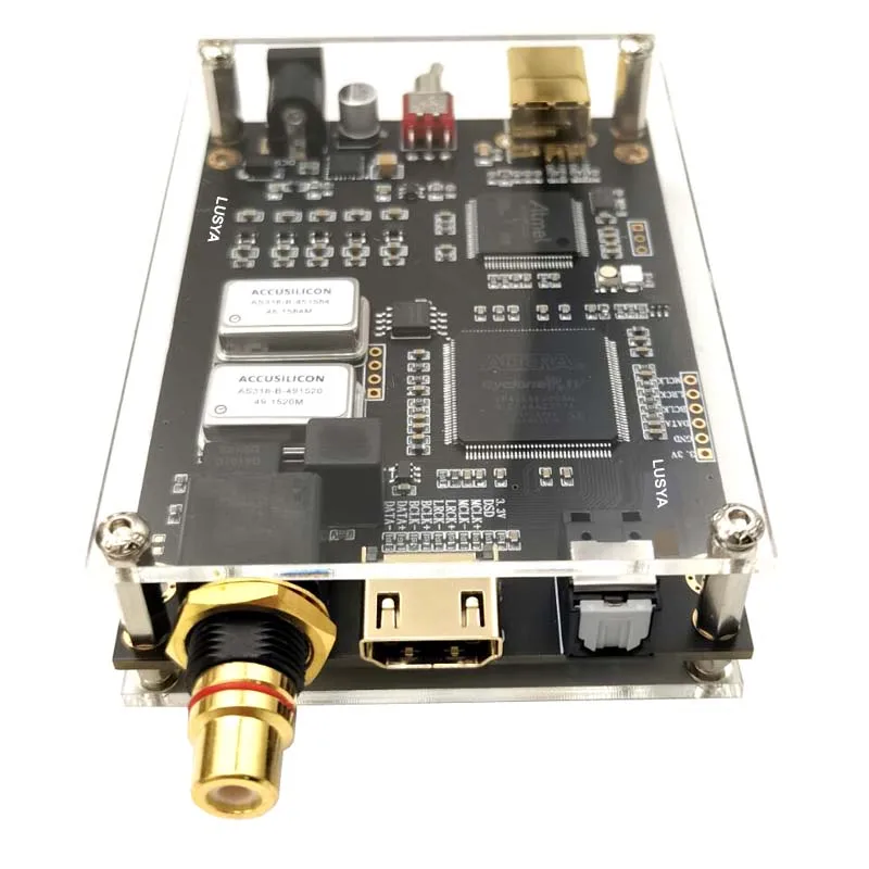 Lusya Amanero Italian USB Interface Card Cpld DSD512 384k Dop128 AS318B 0.1 ppm Coaxial Output I2S Signal Processing Spdif