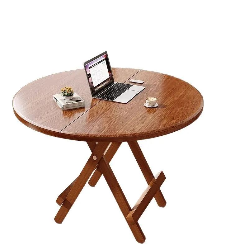 

Nanzhu folding table, small apartment modern simple portable outdoor balcony dining table