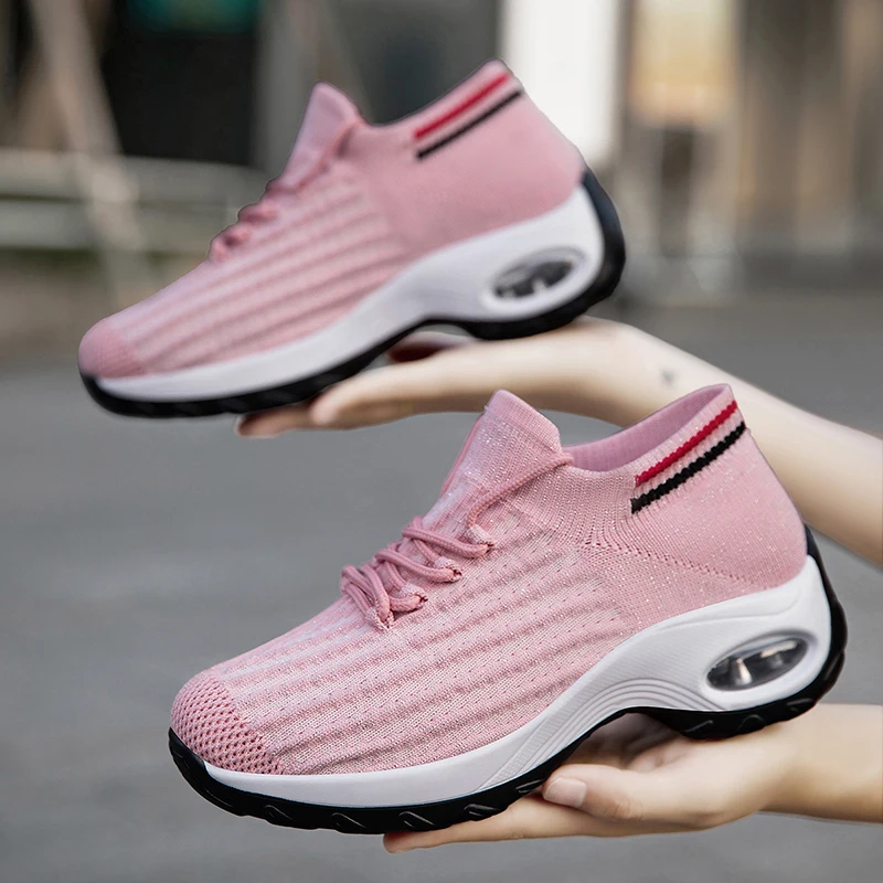 أحذية رقص ربيعية، سطح شبكي منسوج بنعل ناعم، أحذية رقص مربعة غير رسمية، أحذية رقص حديثة لكل من الرجال والنساء