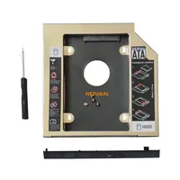 Aluminum 2nd HDD Caddy 9.5mm 12.7mm SATA 3.0 2.5'' SSD Case HD Hard Disk Drive Enclosure for Laptop DVD ROM CD-ROM