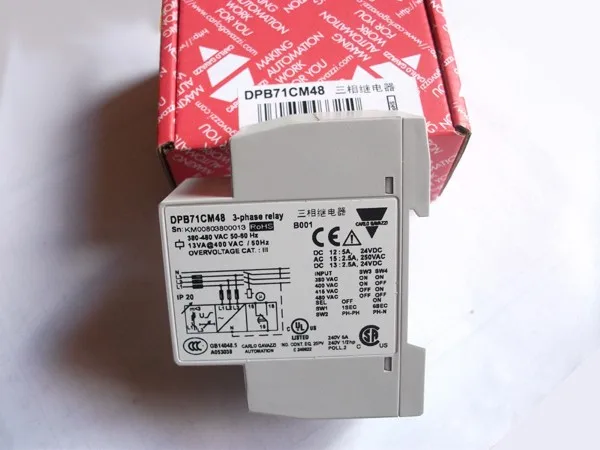 carlo gavazzi 3 phase relay DPB71CM48 Monitoring relay