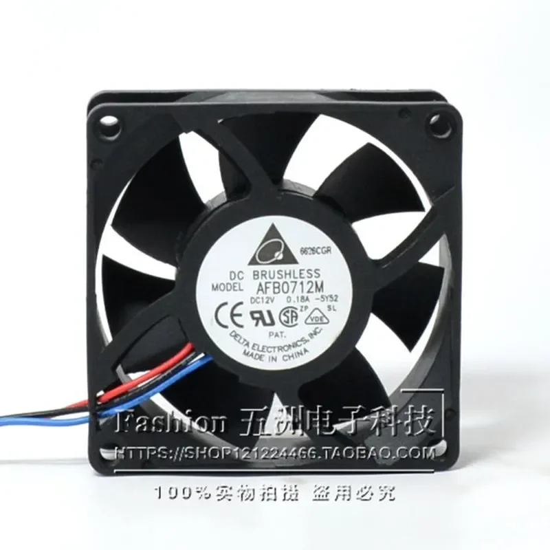 for Delta AFB0712M 7025 12V 0.18A 7cm Chassis CPU Fan Speed Measurement Cooling Fan
